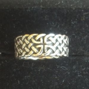 Sterling Silver Celtic Knot Band